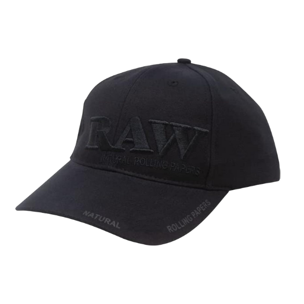 Raw Baseball Cap / Black On Black Classic Brim